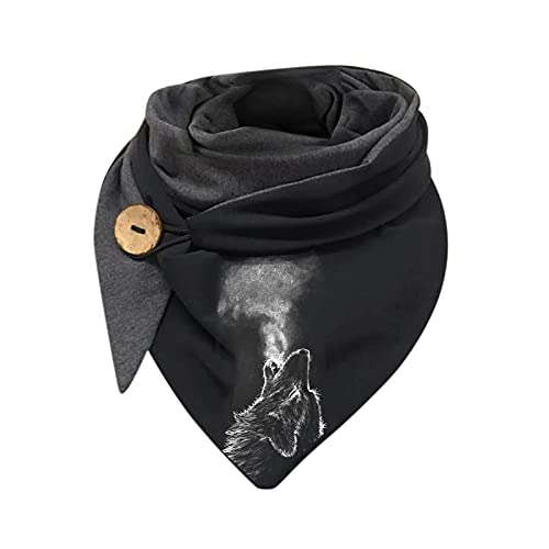 WWricotta Écharpe en coton pour femme avec bouton chaud et écharpe à la mode Tapis Fourrure Rose Rond Nœud Rouge Enfant Cadeau Pas Cher