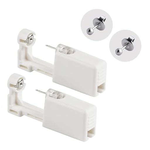 ILLUVA 2 Piezas Pistolas para Piercing Oreja Desechables, Seguras e Indoloras, Kit de Perforación de Orejas con Aretes, para Mujeres y Hombres | Ya disponible en tu tienda friki favorita! En mundofriki.es!