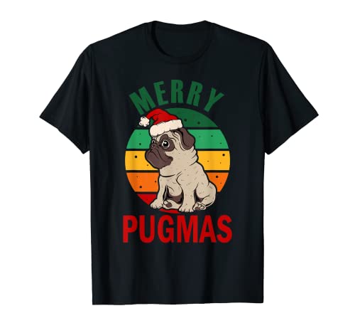 Merry Pugmas Funny Santa Pug T-Shirt