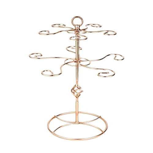Soporte para bebidas con base estable y estructura vertical para múltiples copas 6