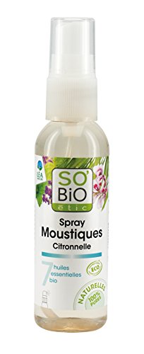 So'Bio Étic Aromathérapie Spray Moustiques Citronnelle 75 ml
