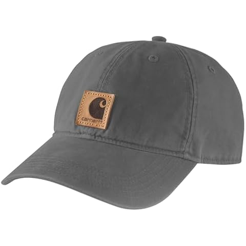 Carhartt Men's Canvas Cap, Gravel Cover