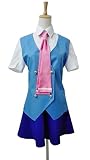 Acchi Kocchi Tsumiki Miniwa Nekoge Prefectural School Uniform Cosplay Costume (Female XXL)