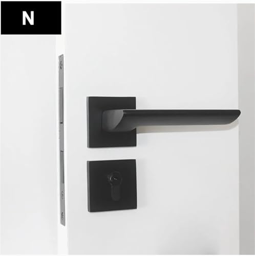 Poignée de porte intérieure avec verrouillage silencieux pour chambre