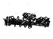 OREDY Front Struts Compatible with 1.8L Coupe 2006-2011 Honda Civic Driver & Passenger Side Loaded Suspension Shock Absorbers w/Coil Springs Assembly - 172285 172284