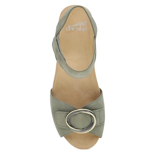 Image of Dansko Stella Multi-Strap Wedge Sandal for Women - Cork /EVA Wedge with Arch Support -Fully Adjustable Straps-Lightweight Rubber Outsole