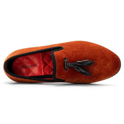 Image of Meijiana Boys' Formal Dress Slip-On Loafers - Tuxedo Shoe for Baby Dress Shoes