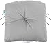 QILLOWAY Outdoor Chair Cushion Set with Strings,Replacement Outdoor Cushions for Patio Furniture.(Light Grey)