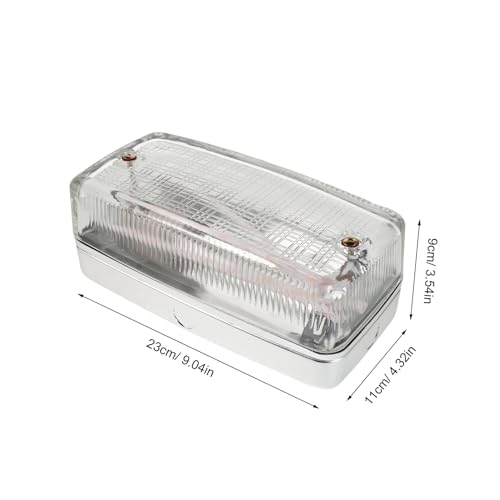 Douille d’ampoule en aluminium robuste et verre de qualité pour hotte