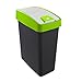 keeeper Cestino Premium con Coperchio Basculante, Soft Touch, 25 L, Magne, Verde