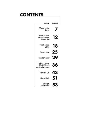 Led Zeppelin -- II Platinum Bass Guitar: Authentic Bass TAB (Alfred's Platinum Album Editions)