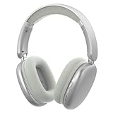 SUNJOM Mpods Wireless Noise Reduction Headphones Bluetooth 5.4 Over Ear Headphones with Microphone, Hi-Res Audio, 48H Playtime, Foldable Comfortable Earpads,Compatible with iOS,Android,PC,Silver