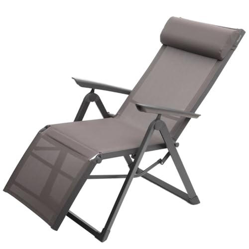 Hespéride - Fauteuil de Jardin inclinable Decima Noisette et Praline