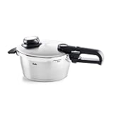 Fissler Vitavit Premium / Schnellkochtopf (3,5 L, Ø 22 cm) Edelstahl-Dampfkochtopf,4-Garstufen, inkl. Einsatz - Induktion