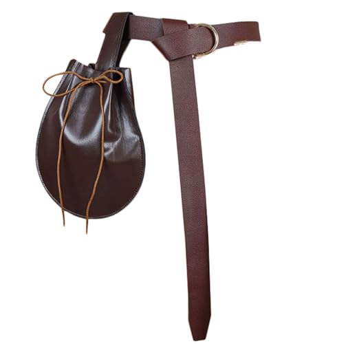 Ceinture de chevalier médiéval avec sac banane et protège-poignet