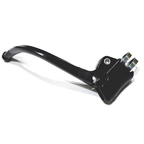 1 Paire Levier de Frein de Vélo Ville Rétro Route Guidon Barre Pliée Levier de Frein Pignon Fixe Vélo Frein Poignée Partie (Noir)