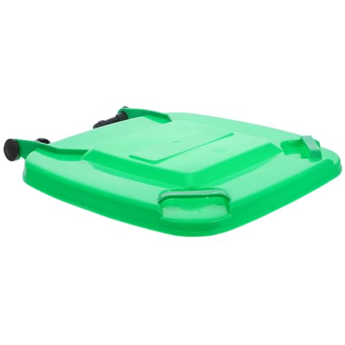 Healifty Reliable 30l Plastic Trash Can Lid Accessory, round Waste Bin Cover with Odor Prevention for Outdoor and Public Use