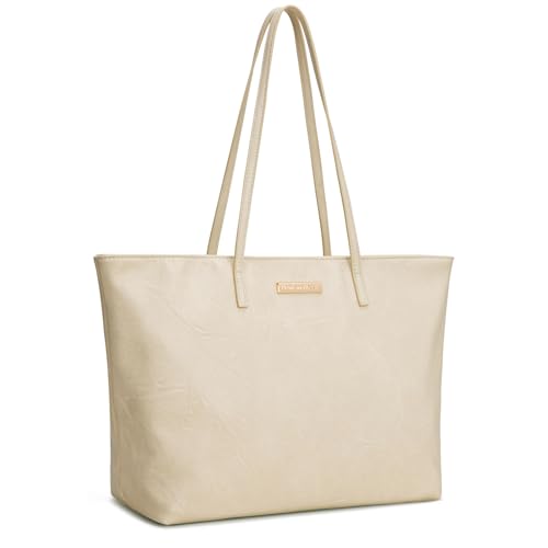 Image of Montana West Medium Tote Bags for Women Shoulder Handbag with Zipper Lightweight Everyday Purse for Work, Travel, or Shopping