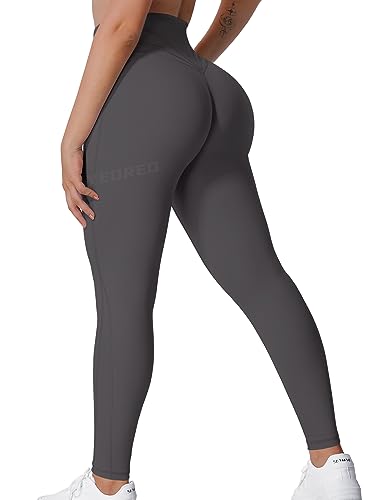 YEOREO Leggings de treino para mulheres levanta bumbum, controle de barriga, cintura alta, academia,