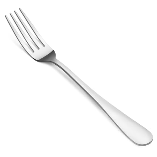 36-Piece Dinner Forks Set – 8 Inch, Food-Grade Stainless Steel Forks Silverware for Home, Kitchen, Restaurant, Mirror Polished, Dishwasher Safe