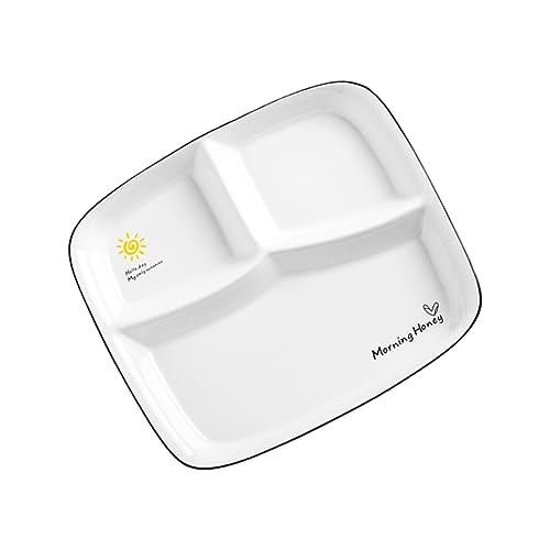 Alipis Plate White Tray Decor Snack Plates Creative Table Setting for Easy Serving