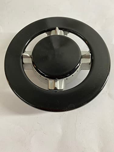COMPATIBILE con varie marche e modelli di piani cottura e cucine a GAS fornello tripla doppia fiamma in alluminio e piattello ferro smaltato lucido B 812