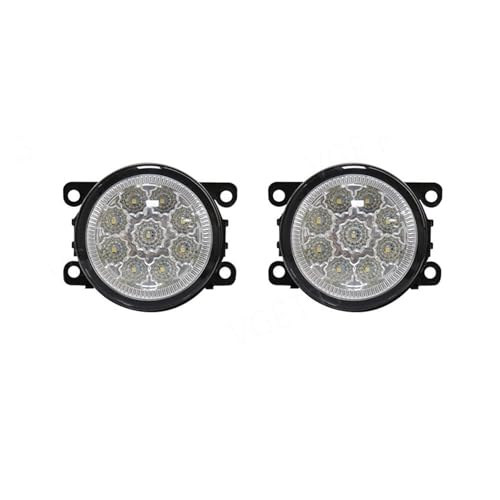 NVETJMUA Faro Antiniebla para Suzuki para Jimny para Grand para Vitara SX4 para Ignis para Alto para Splash 1998-2015 Faros antiniebla Faros antiniebla Antiniebla Delanteras(LED White A)