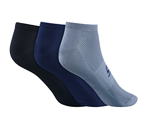 Image of SKECHERS SOCKS - PACK OF 3 MENS MICROFIBER NON TERRY NO SHOW (S20010ID-GYBL L)