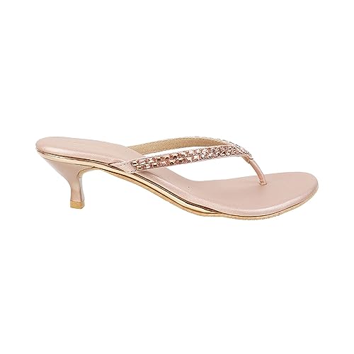 Image of Mochi Women Kitten Heel Fashion Sandal