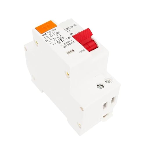 Disjoncteur différentiel 1P+N 20A AC pour tableau électrique - 4