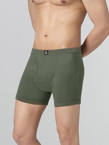 Image of XYXX Nova Cotton Boxer Brief for Men |Regular Fit with intellifresh No-Marks Waistband | Inner Elastic | Solid Underwear for Men