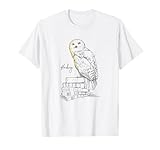 Harry Potter Hedwig Harry's Pet Owl Sketch Chest Portrait T-Shirt