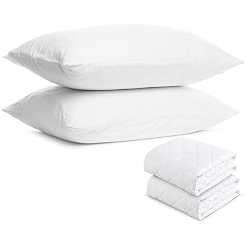 CareDeep Soft Support Pillows with Quilted Covers Cover