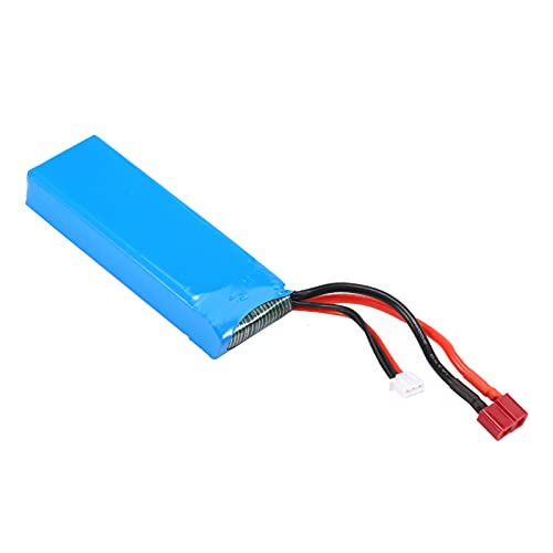 Goolsky Batterie au Lithium 7.4V 3800mAh Compatible avec la Voiture Wltoys 124019 124018 104001 1/10 1/12 Voiture RC