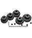 VICRAZZE Hardened Steel M1 Pinion Gear Sets 18T 19T 20T 21T 22T 5mm Shaft Motor Gears with Hex Key for 1/8 1/10 RC Brushless Brush Motor
