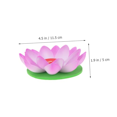 Bougie de thé de fleur de lys lumineuse pour décoration de table - 7