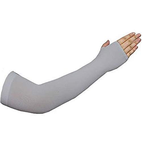 Navkar Crafts UV Protection Cooling Arm Sleeves for Men & Women. Perfect for Cycling, Driving, Running, Basketball, Football & Outdoor Activities (Grey,Free Size) -Pack of 1 pair