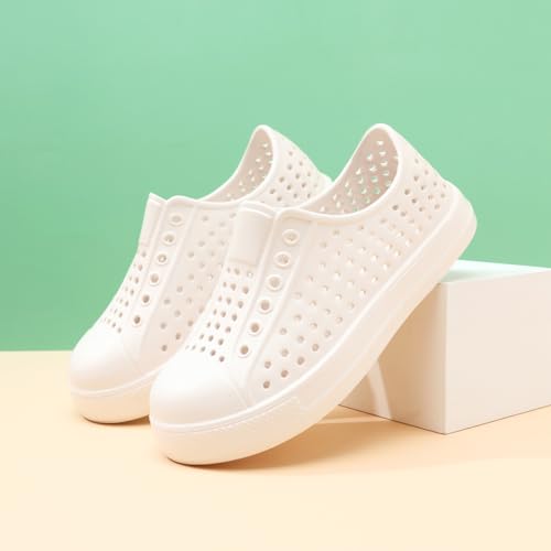 QLZ Toddler Kids Water Shoes for Boys Girls Garden Sandals Rubber Shoes Beach Sneakers, Slip-on Anti-Slip Lightweight Breathable Quick Dry Soft Flexible（Toddler/Little Kid/Big Kid）4
