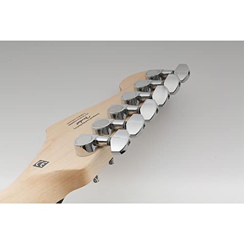 Musiclily Pro 6-en-ligne Scellées Dual Pin Mécaniques Set pour Squier Strat, Chrome - Les Beatles, Paul McCartney, John Lennon, RIngo Starr, George Harrison Musiclily Pro 6-en-ligne Scellées Dual Pin Mécaniques Set pour Squier Strat, Chrome – Image 8