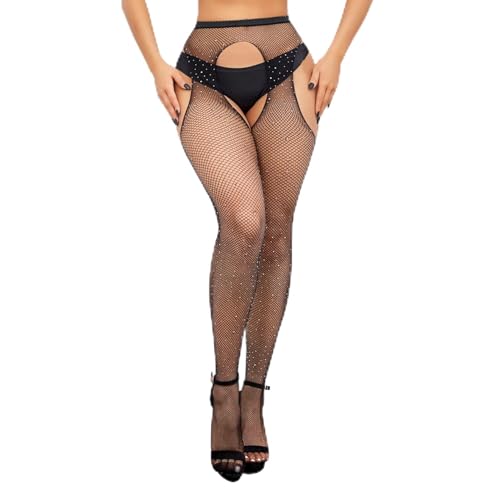 Fishnet Stockings Rhinestone Women's Sexy Sparkle Stockings for women