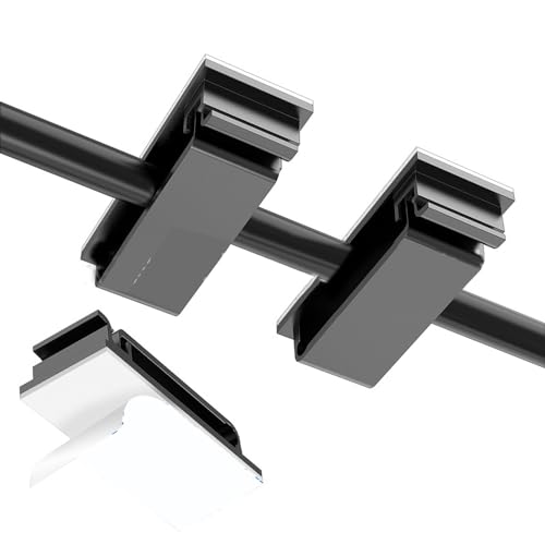 flexman Cable Clips, ganchos adhesivos para cables, organizador simple para cables de escritorio para luces de hadas bajo escritorio, pared, coche, cables eléctricos (#1) miniatura 4