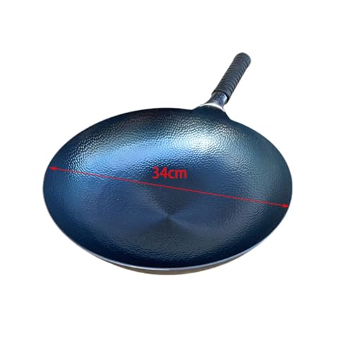 Wok de hierro sin recubrimiento para cocina miniatura 2