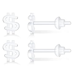 6 Pairs Dollar Sign Earrings