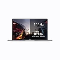 HONOR MagicBook 16 Laptop, AMD Ryzen 5 Prozessor Notebook, 16 GB RAM, 512 GB SSD, 144HZ, Windows 11 PC, Fingerabdrucksensor, Space Grey