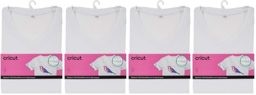 Cricut Womens T-Shirt Blank V-Neck S