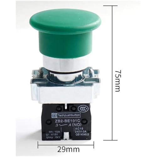 Interruptor de botón de 40mm XB2-BC21 para control eléctrico industrial 4