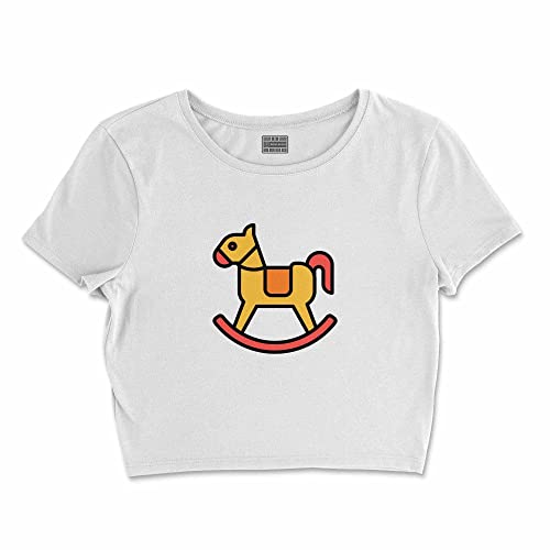 T-Shirt Blanc Femme M Taille Courte Bdwtswi-100262-m pour un style minimaliste