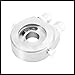 Hihaha Universal Car Aluminum Alloy Oil Filter Cooler Sandwich Thread Plate Adapter Oil Cooler Kit Silver Tone M20x1.5 1/8 NPT Durable Material