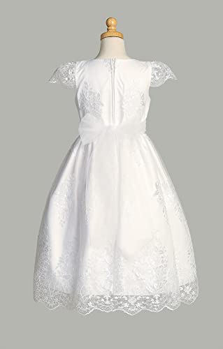 Made in USA - Plus Size First Communion Dress for Girls - 1st Holy Communion Dresses - Vestido Primera Comunion para Niña4