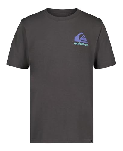 Image of Quiksilver Boys' Short Sleeve Logo Graphic T-Shirt, Soft & Comfortable, Regular Fit